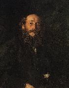 llya Yefimovich Repin Portrait of painter Nikolai Nikolayevich Ghe oil painting artist
